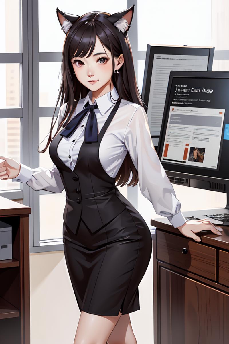 04056-1136353203-a beautiful catgirl wearing formal attire, making a presentation in an office, standing in an office _ _ cute - fine - face, pre.png